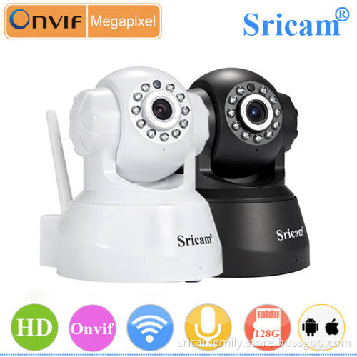 Sricam SP012 Factory Cost Price Pan Tilt Wireless Wifi HD 720P Whistle Alarm Promotion Indoor Dome IP Camera